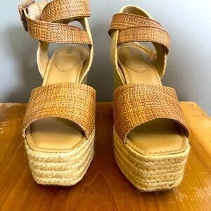 Sam Edelman platform wedge Sandal size 7.5